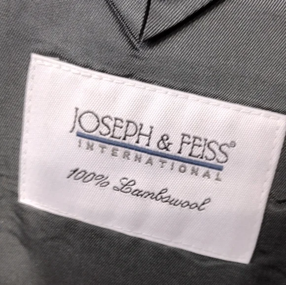 Joseph & Feiss Lambswool Blazer Mens 50L Brown Office Career Business Retro 90s